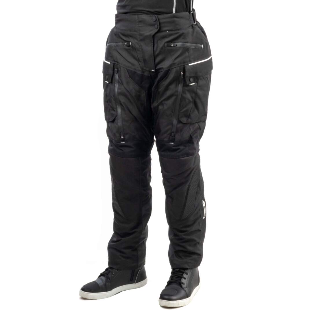 Штаны мотоциклетные (текстиль) женские GTX EJ-3001 BLACK (XXL)