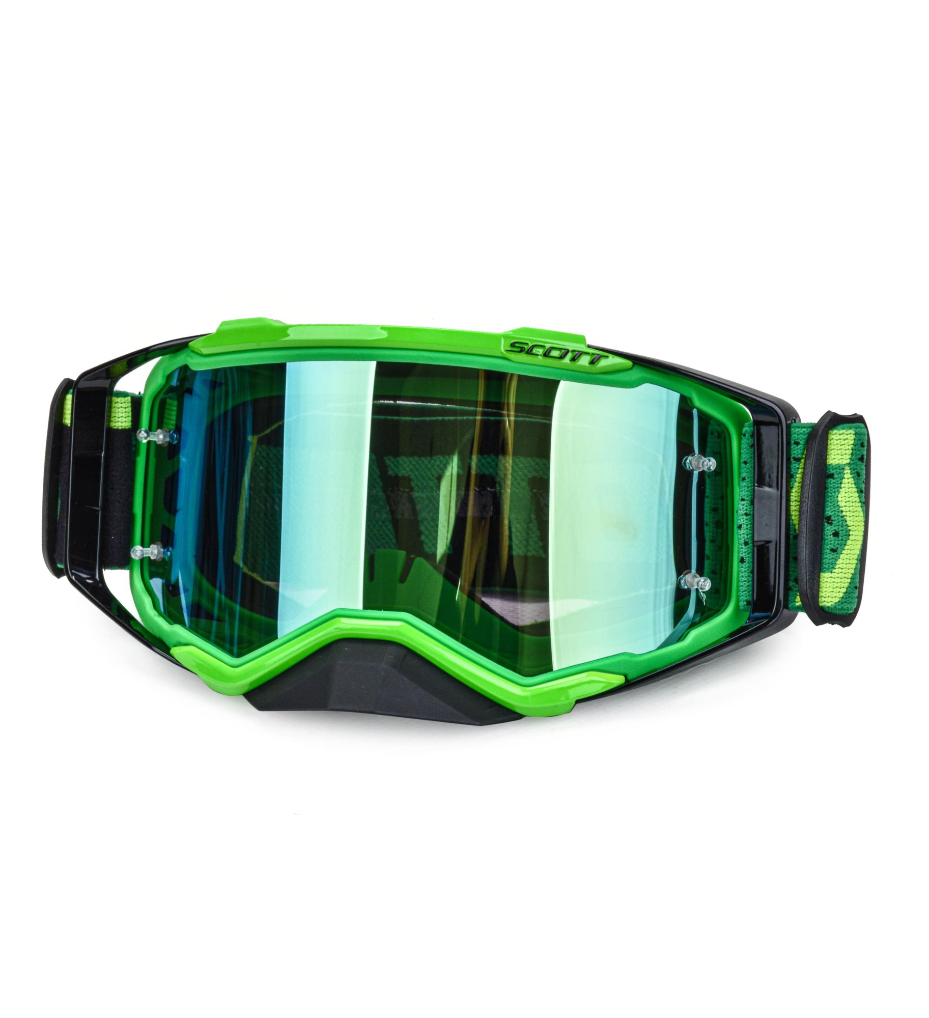 Очки мотокросс SCOTT №3  black/green